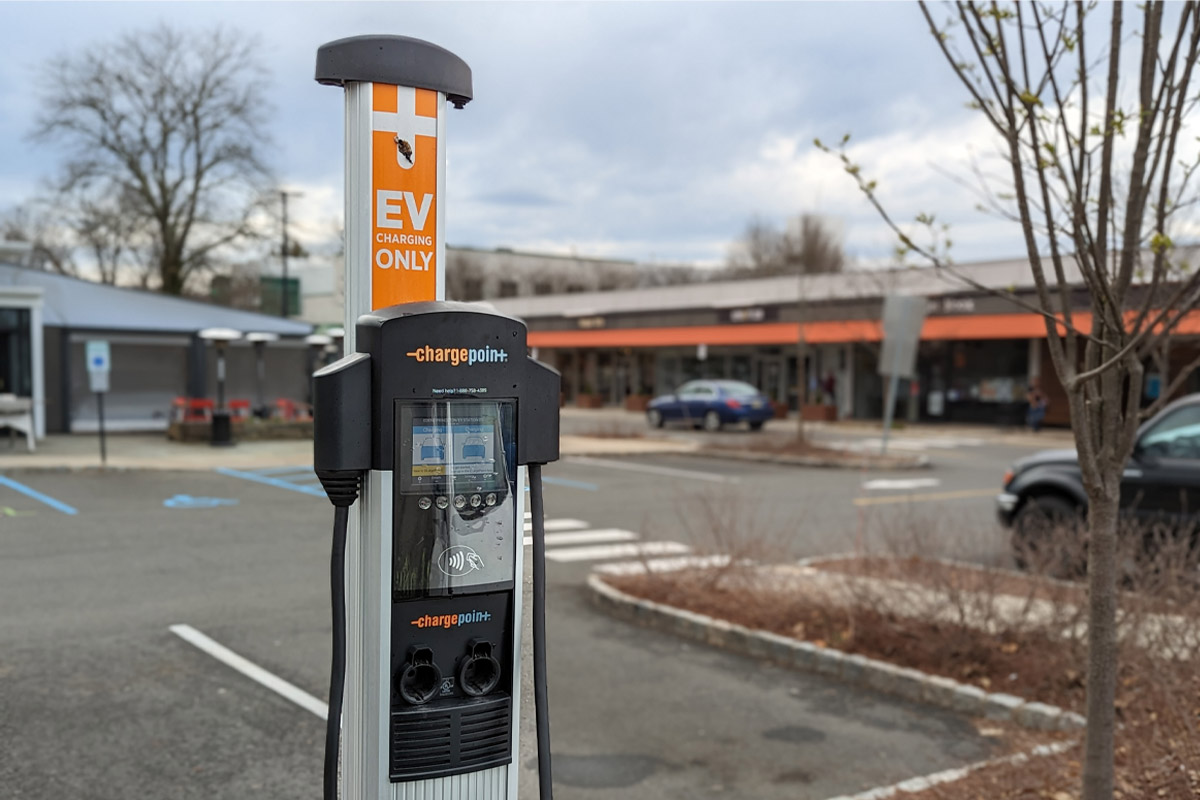 Chargepoint Level 2 Charger in Princeton Marketplace