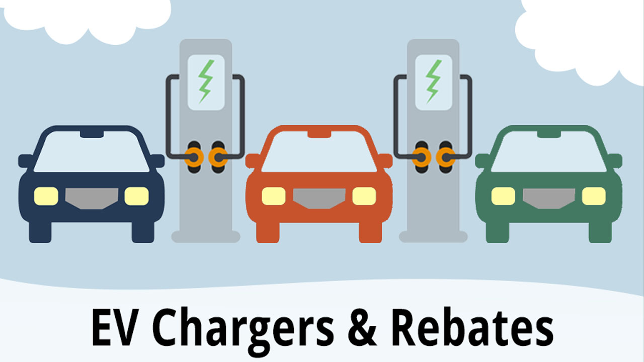 EV Chargers and Rebates (Infographic)