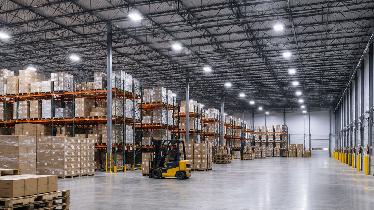 warehouse lighting upgrade
